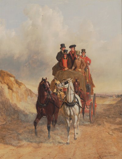 The Royal Mail Coach on the Road by John F. Herring